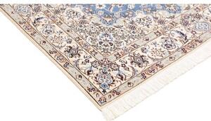 Tappeto Nain 9la Medaglione Floreale Blu Avorio 145x240 Cm