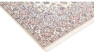 Tappeto Nain 9la Medaglione Floreale Avorio Blu 132x222 Cm