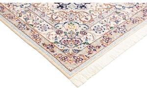 Tappeto Nain 9la Medaglione Floreale Blu Notte Avorio 150x235 Cm
