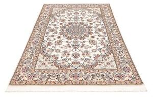 Tappeto Nain 9la Medaglione Floreale Avorio Blu 130x208 Cm