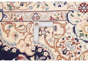 Tappeto Nain 9la Medaglione Floreale Blu Notte Avorio 150x235 Cm