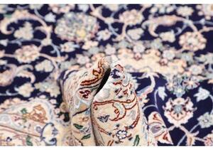 Tappeto Nain 9la Medaglione Floreale Blu Notte Avorio 150x235 Cm