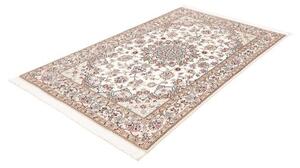 Tappeto Nain 9la Medaglione Floreale Avorio Blu 130x208 Cm