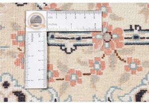 Tappeto Nain 9la Medaglione Floreale Avorio Blu 160x296 Cm