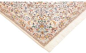 Tappeto Nain 9la Medaglione Floreale Avorio Azzurro 164x258 Cm