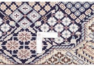 Tappeto Nain 9la Stilizzato Blu Scuro Beige 92x120 Cm