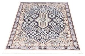 Tappeto Nain 9la Stilizzato Blu Scuro Beige 92x120 Cm