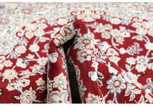 Tappeto Nain 9la Medaglione Floreale Rosso Avorio 100x152 Cm