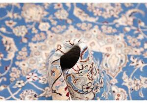Tappeto Nain 9la Medaglione Floreale Blu Avorio 135x227 Cm