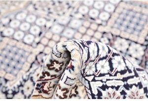 Tappeto Nain 9la Stilizzato Blu Scuro Beige 92x120 Cm