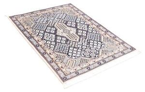 Tappeto Nain 9la Stilizzato Blu Scuro Beige 92x120 Cm