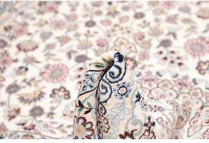 Tappeto Nain 9la Medaglione Floreale Avorio Blu 135x210 Cm