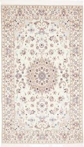 Tappeto Nain 9la Medaglione Floreale Avorio Blu 125x210 Cm