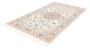 Tappeto Nain 9la Medaglione Floreale Avorio Blu 125x210 Cm