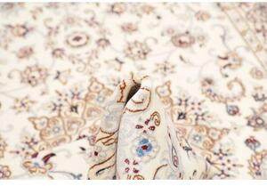 Tappeto Nain 9la Medaglione Floreale Avorio Blu 125x210 Cm