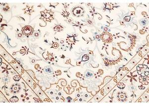 Tappeto Nain 9la Medaglione Floreale Avorio Blu 125x210 Cm