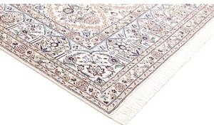 Tappeto Nain 9la Stilizzato Avorio Blu 204x302 Cm