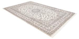 Tappeto Nain 9la Medaglione Floreale Avorio Blu 202x302 Cm