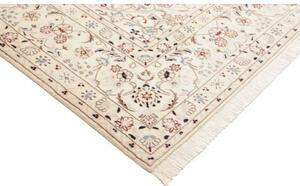 Tappeto Nain 9la Medaglione Floreale Avorio Rosso 255x345 Cm