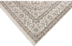 Tappeto Nain 9la Medaglione Floreale Avorio Blu 250x342 Cm