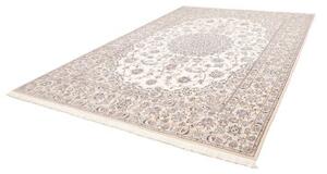 Tappeto Nain 9la Medaglione Floreale Avorio Blu 247x350 Cm