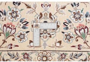 Tappeto Nain 9la Medaglione Floreale Avorio Blu 202x302 Cm