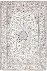 Tappeto Nain 9la Medaglione Floreale Avorio Blu 202x302 Cm