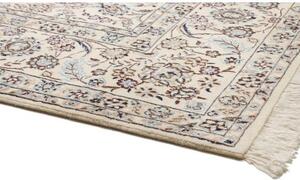 Tappeto Nain 9la Medaglione Floreale Blu Avorio 248x353 Cm