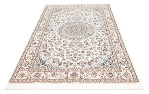 Tappeto Nain 9la Medaglione Floreale Avorio Blu Scuro 130x215 Cm