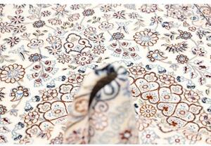 Tappeto Nain 9la Medaglione Floreale Avorio Blu Scuro 130x215 Cm