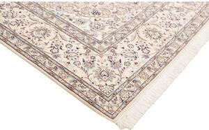 Tappeto Nain 9la Medaglione Floreale Avorio Blu Scuro 248x356 Cm
