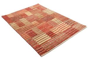 Tappeto Mosaic Geometrico Rosso Mattone Beige 127x184 Cm