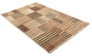 Tappeto Mosaic Geometrico Marrone Beige 125x196 Cm
