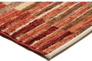 Tappeto Mosaic Geometrico Rosso Mattone Beige 127x184 Cm