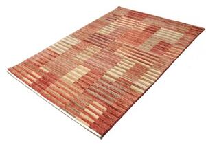 Tappeto Mosaic Geometrico Rosso Mattone Beige 127x184 Cm