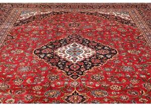 Tappeto Ardakan Medaglione Floreale Rosso Blu Scuro 293x393 Cm