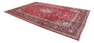 Tappeto Ardakan Medaglione Floreale Rosso Blu Scuro 247x363 Cm