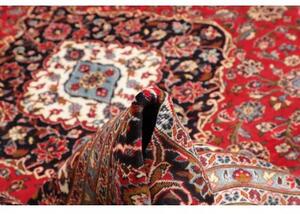 Tappeto Ardakan Medaglione Floreale Rosso Blu Scuro 293x393 Cm