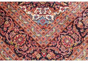 Tappeto Ardakan Medaglione Floreale Rosso Blu Scuro 250x368 Cm