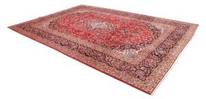 Tappeto Ardakan Medaglione Floreale Rosso Blu Scuro 250x368 Cm