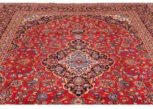 Tappeto Ardakan Medaglione Floreale Rosso Blu Scuro 250x368 Cm