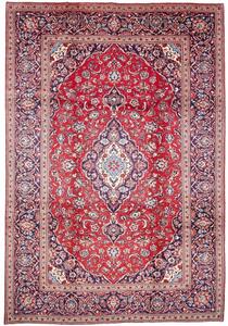 Tappeto Ardakan Medaglione Floreale Rosso Blu Scuro 247x363 Cm
