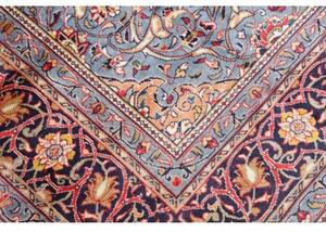 Tappeto Sarough Medaglione Floreale Rosso Blu 255x350 Cm