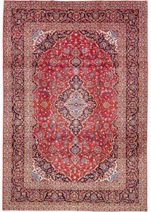 Tappeto Ardakan Medaglione Floreale Rosso Blu Scuro 250x368 Cm