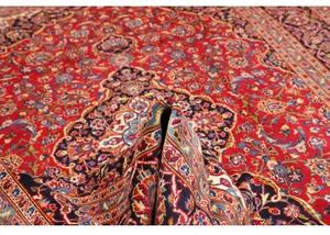 Tappeto Ardakan Medaglione Floreale Rosso Blu Scuro 250x368 Cm