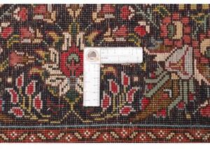 Tappeto Tabriz Medaglione Floreale Rosso Blu Scuro 252x340 Cm