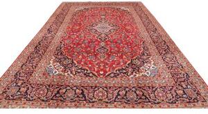 Tappeto Ardakan Medaglione Floreale Rosso Blu Scuro 250x368 Cm