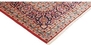 Tappeto Ardakan Medaglione Floreale Rosso Blu Scuro 243x350 Cm