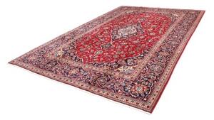 Tappeto Ardakan Medaglione Floreale Rosso Blu Scuro 247x363 Cm