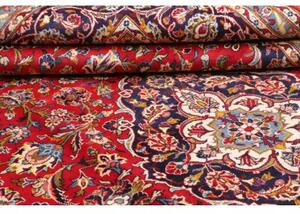 Tappeto Ardakan Medaglione Floreale Rosso Blu Scuro 248x372 Cm